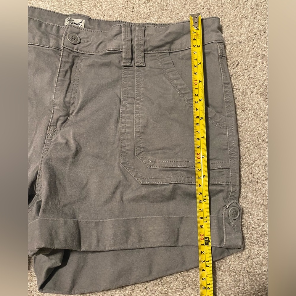 Kismet Cargo Shorts Size 14 Gray Utility Pocket Summer Casual - Picture 5 of 8